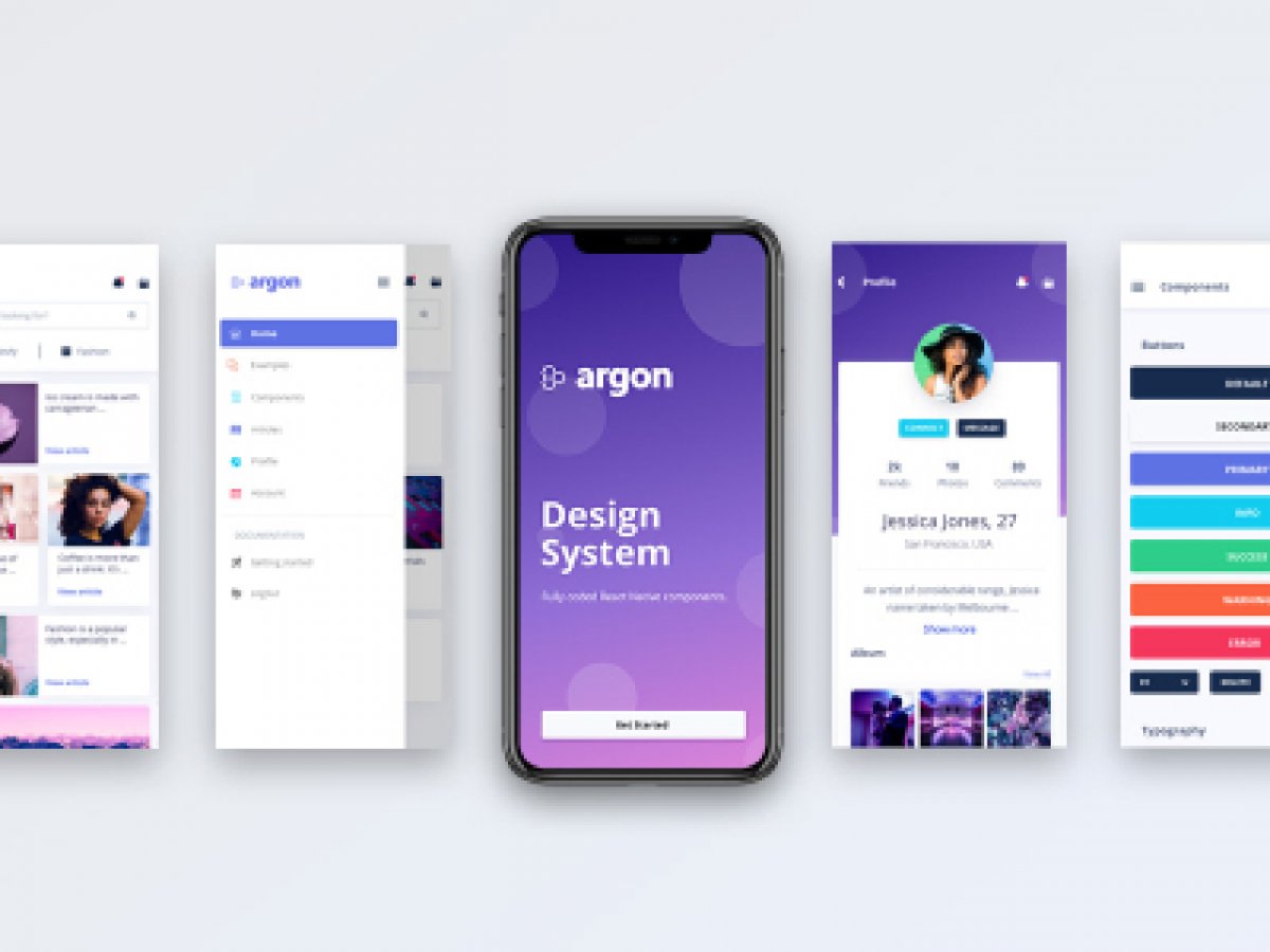 Figma Argon React Native Mobile Template