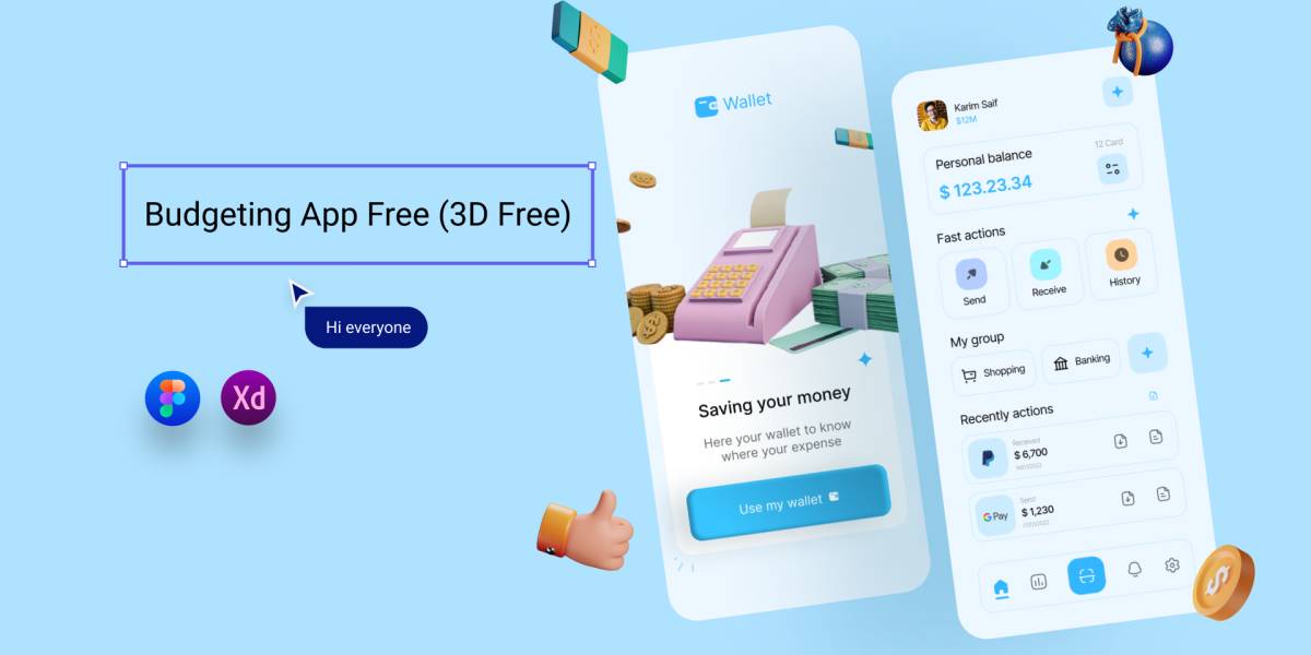 Figma Budgeting App Free D Free Ui Free