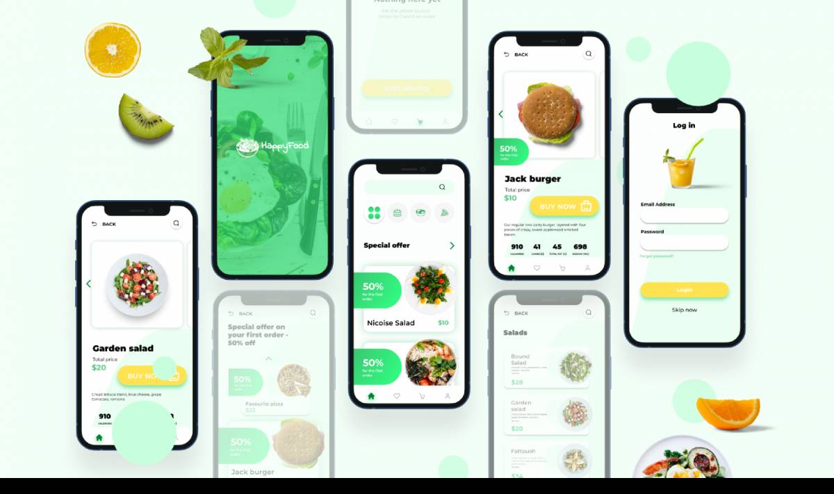 Figma Food Delivery Mobile App Design Ui Free