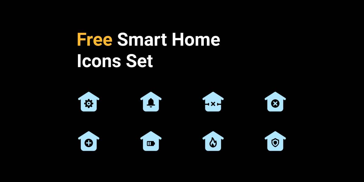 Figma Freebie Basic Smart Home Icons - Ui4free.com