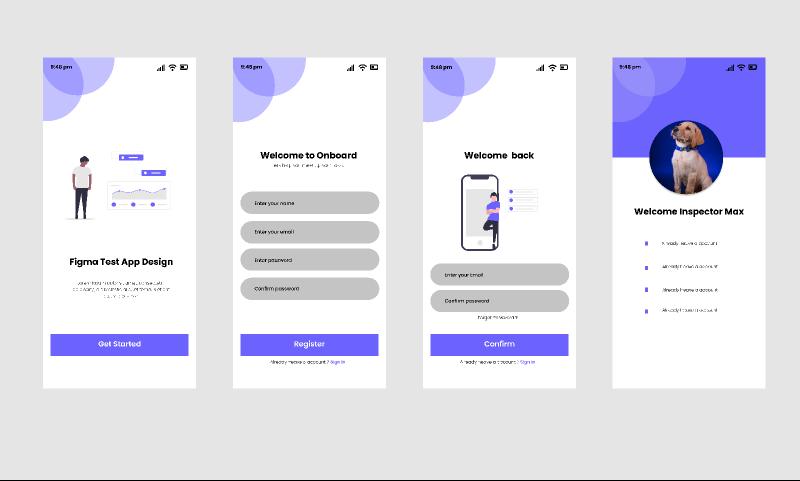 Mobile App Wireframe Template