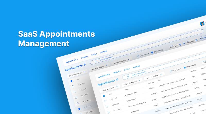 Saas Dashboard Appointments Management Figma Template Ui Free