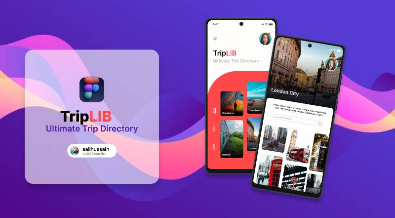 Travel Mobile App UI Figma Template - Ui4free.com