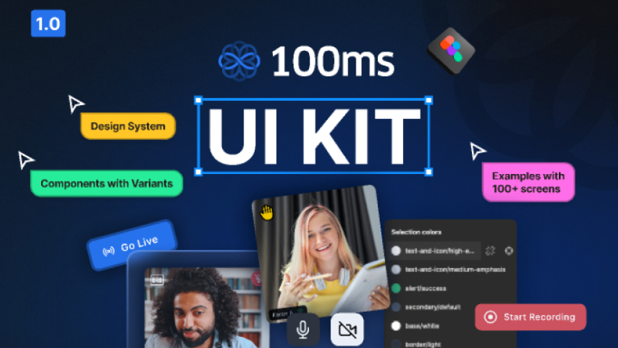100ms UI Kit - Video Conferencing and Live Stream