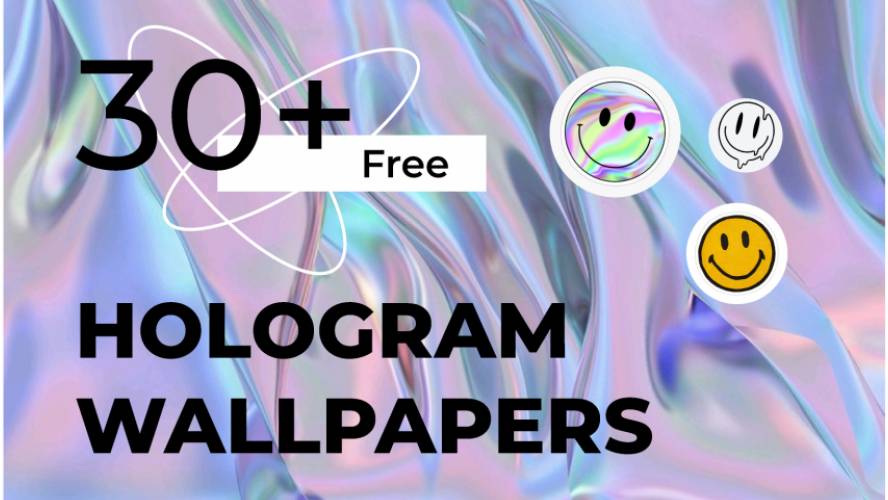 30+ Hologram Wallpapers Figma Template