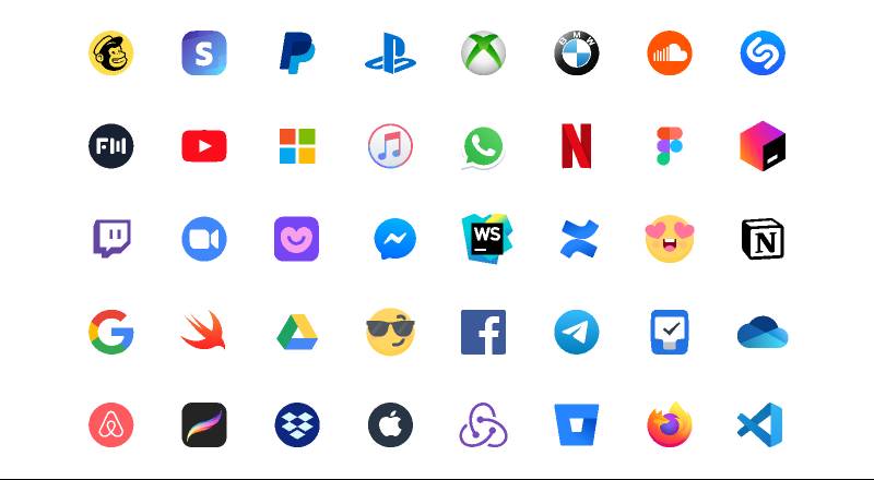 3D Logos_Social App figma icon
