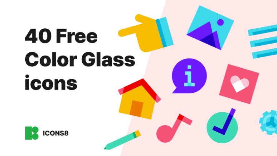 40 Free Color Glass icons Figma Resource