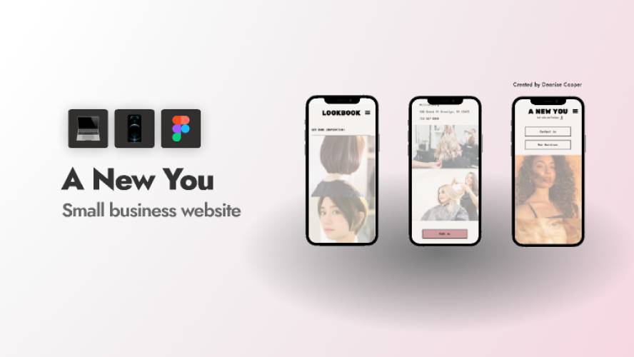 A New You - Small Business Website Figma Template