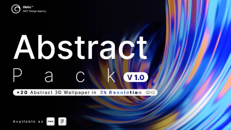 Abstract Pack Figma Free Wallpaper Template