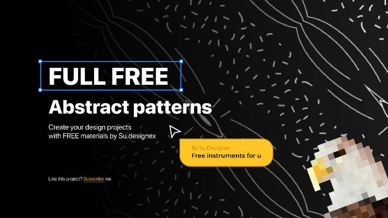Abstract Patterns Figma Illustration | UI4Free