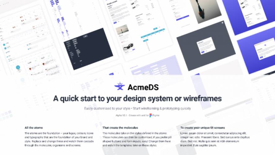 AcmeDS - Open Source Design System Figma
