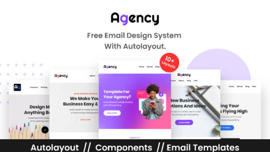 Agency - Email Design System For Agency Figma Template