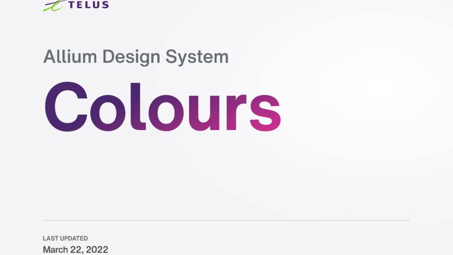 Allium Design System - Allium Colours