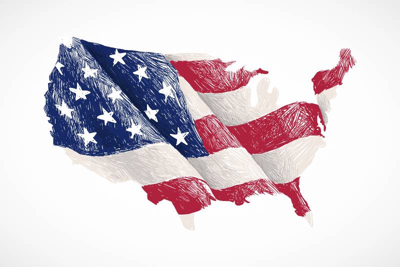 America flag figma vector free