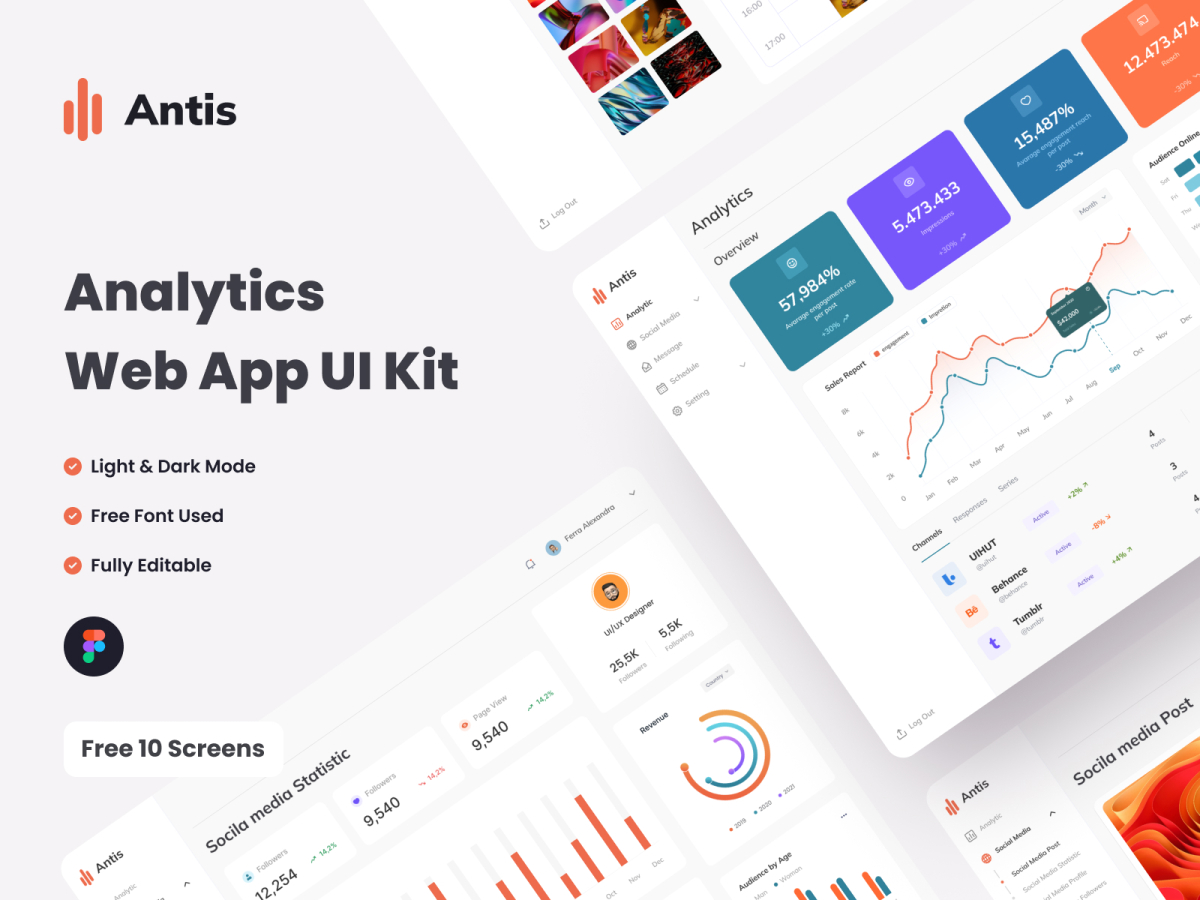 Analytics Web App UI Kit
