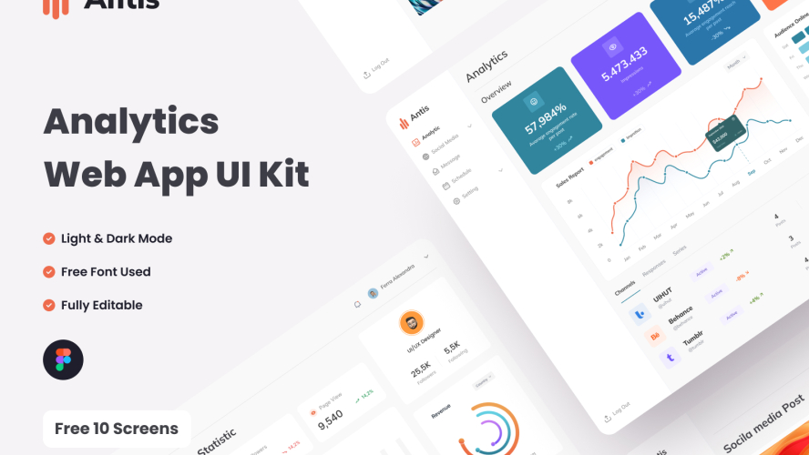 Analytics Web App UI Kit