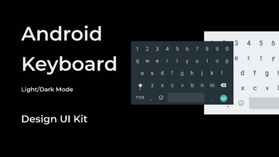 Android Keyboard Kit - Figma UI Material