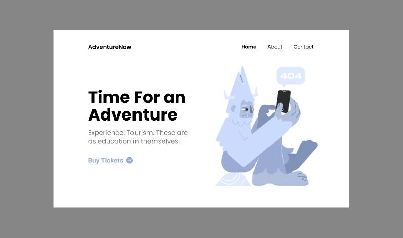 Another Simple Hero Section Figma Template | UI4Free