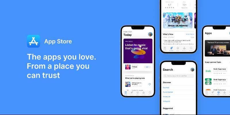 App Store Figma Template | UI4Free
