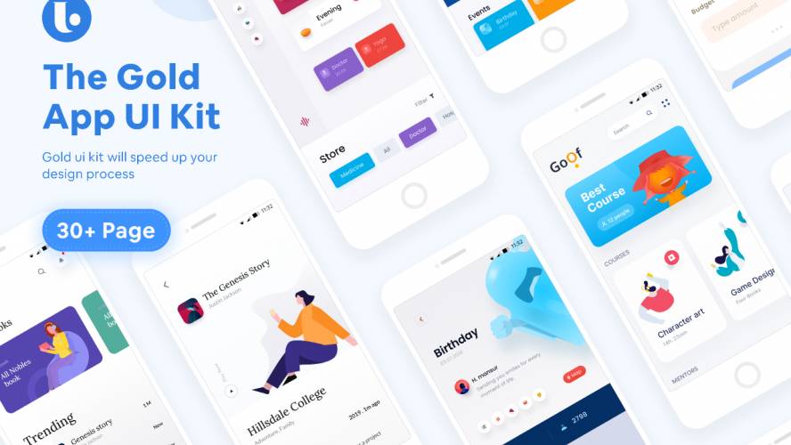 App UI Kit Figma Design