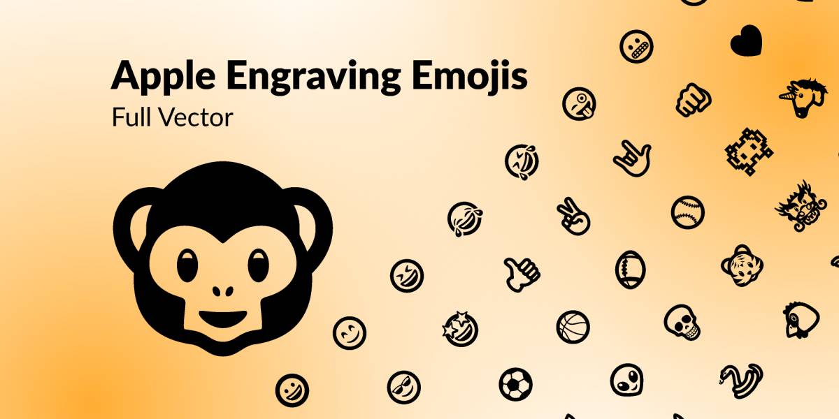 Apple Engraving Emojis Figma Template | UI4Free