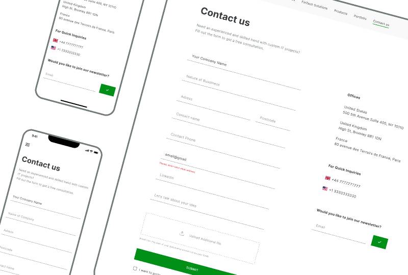 Application Form Figma Template  Ui4free com