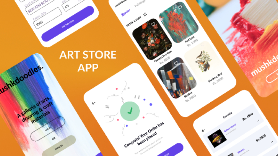 Art Store App Figma Mobile Free Resource