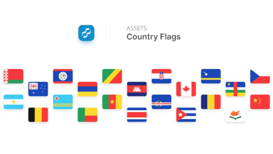 Assets Flags Figma Icon Template