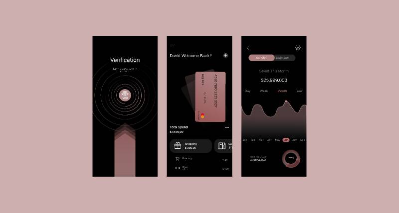 Bank Account App Figma Free Resource | UI4Free