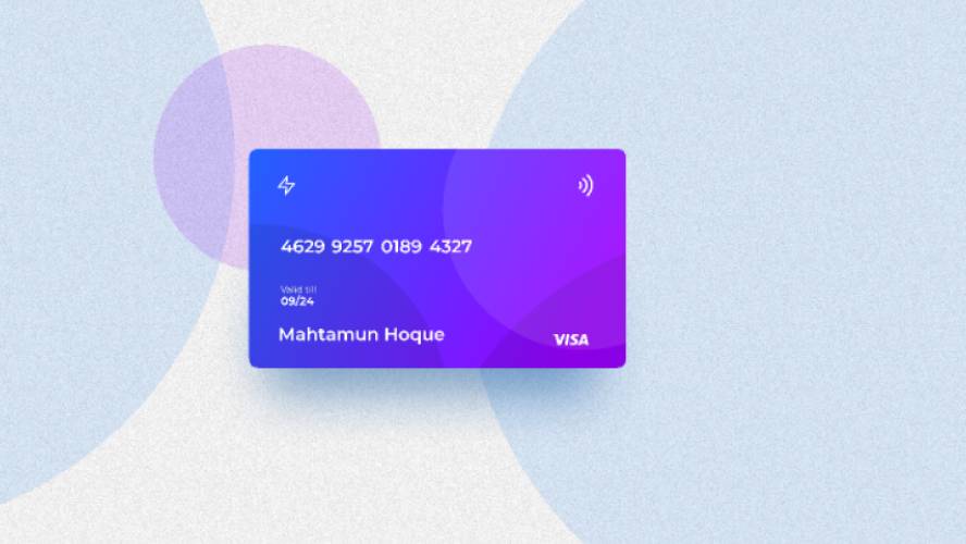 Bank Card Design Figma Template