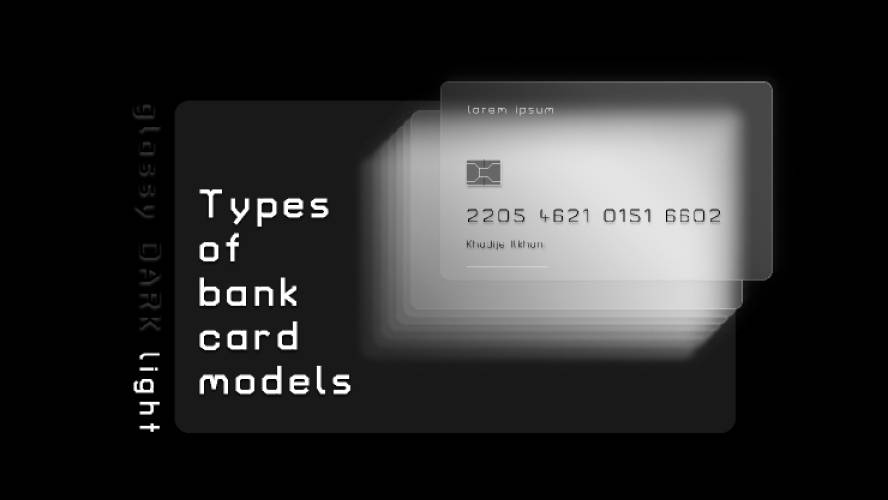 Bank card figma ui kit template
