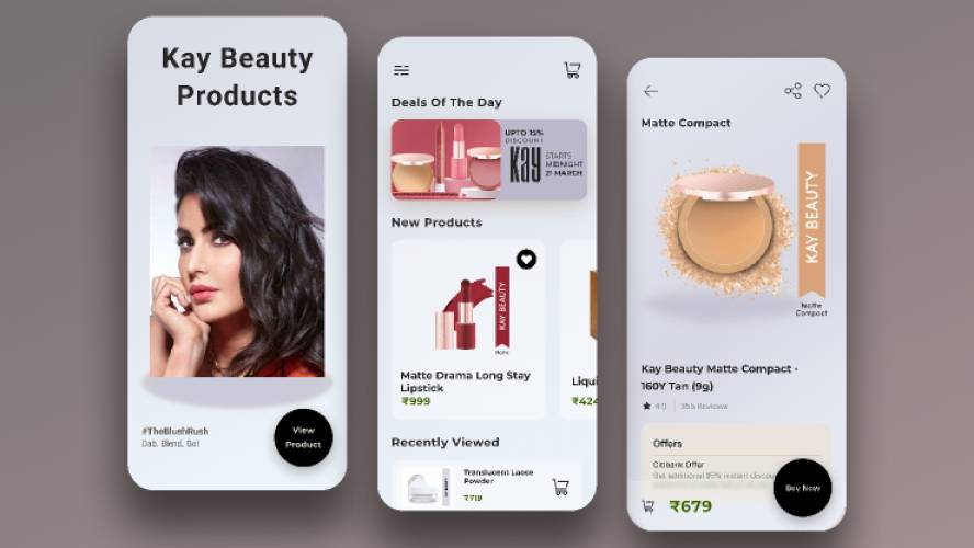 Beauty Figma Mobile App UI