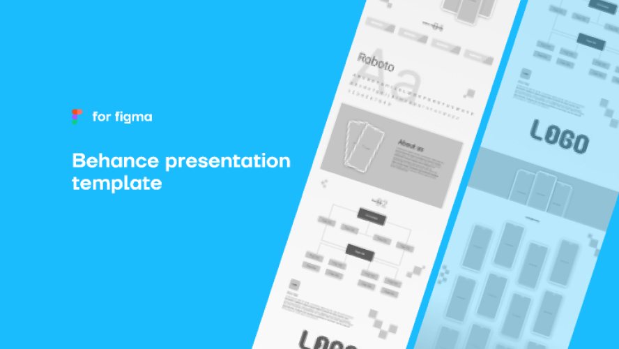 Behance presentation template figma free download
