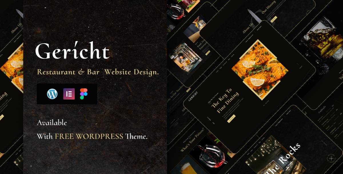 Best Free WordPress theme figma design | UI4Free