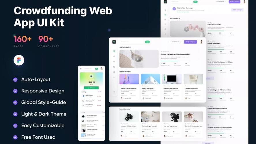 Best Fundraising Web App UI Kit - Virtue