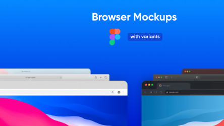 Browser Mockups with Variants