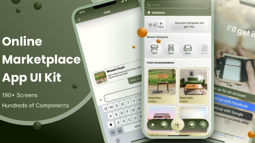 Bubabe - Online Marketplace UI Kit