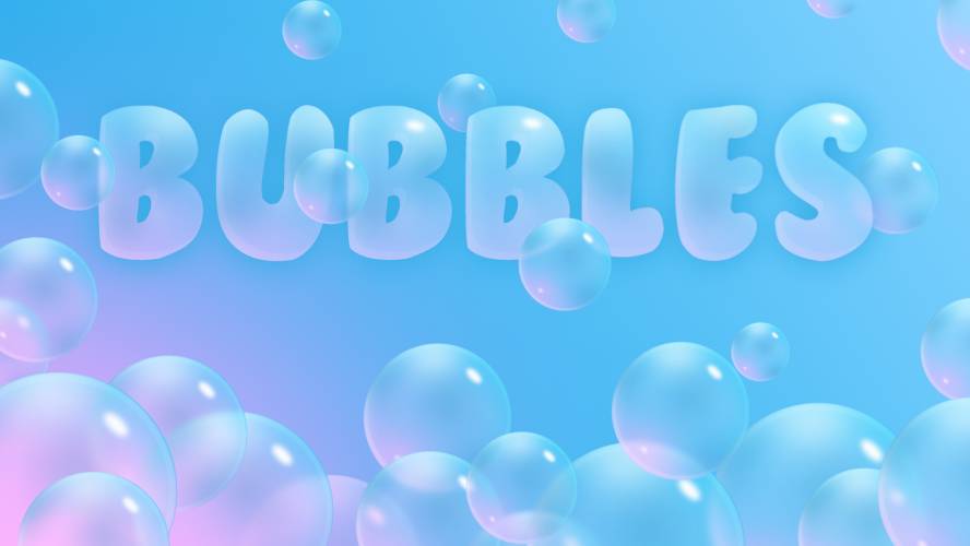 Bubbles Vector BG Figma Template
