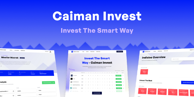 Caiman Invest - Website Design Figma Template