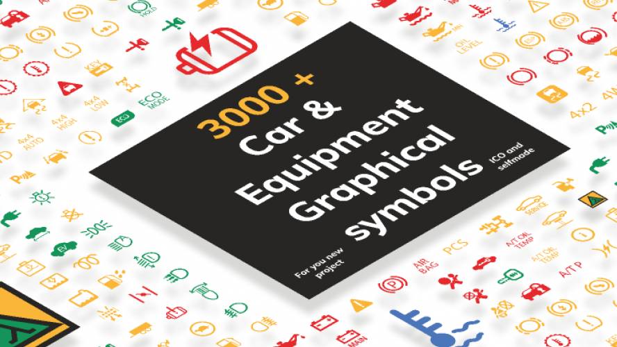 Car & Equipment Graphical symbols Figma Design