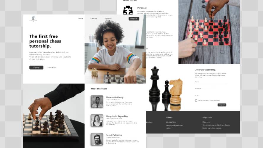Chess Web Desktop figmatemplate