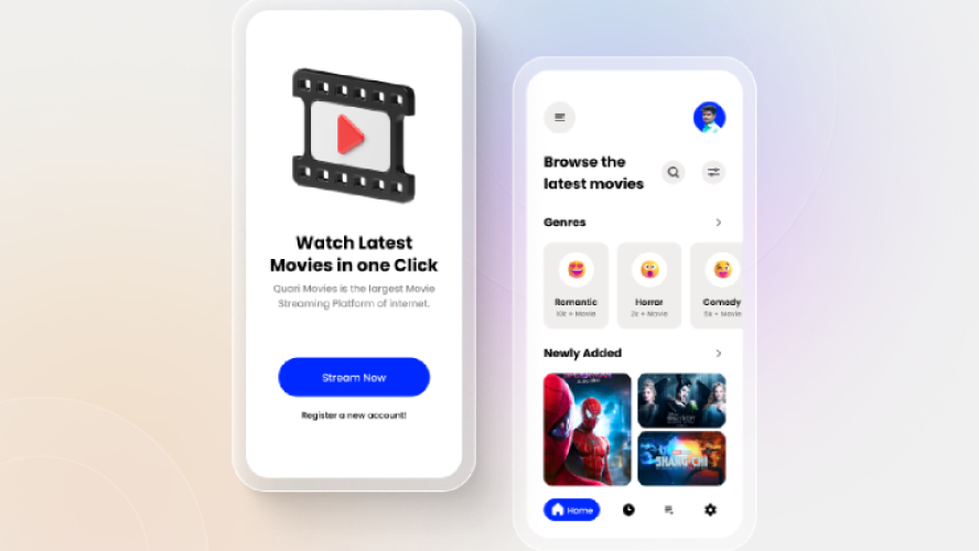 Cinema Application Design Figma Free Mobile Template