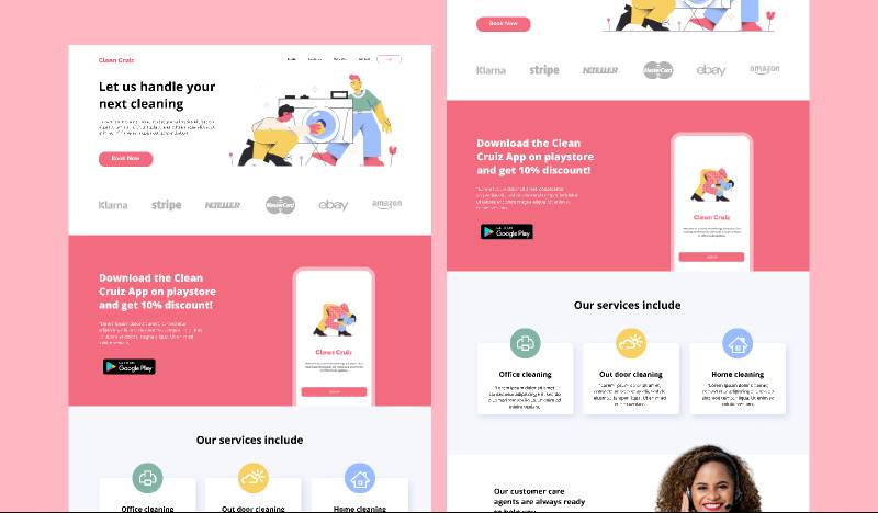 Clean Cruiz Website Figma Template | UI4Free