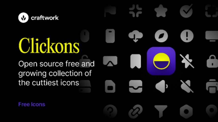 Clickons from Craftwork Figma Template