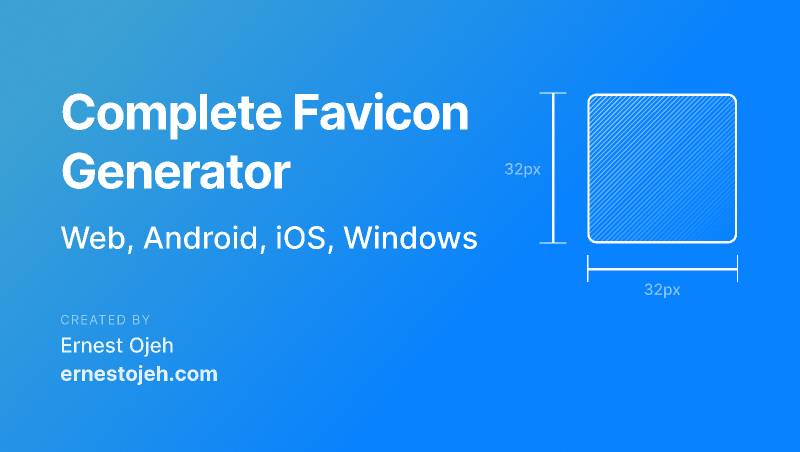 Complete Favicon Generator on Figma