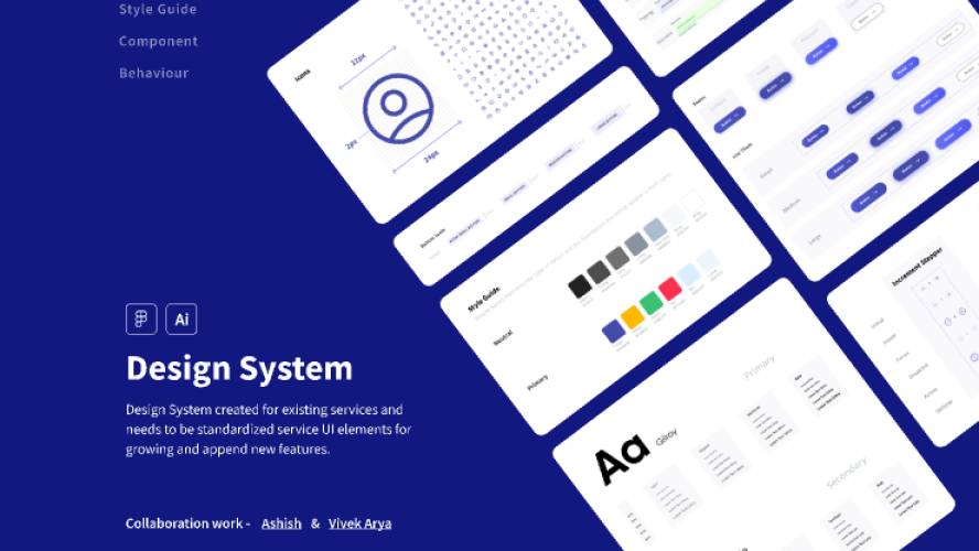 Concept design system for web figma ui kit