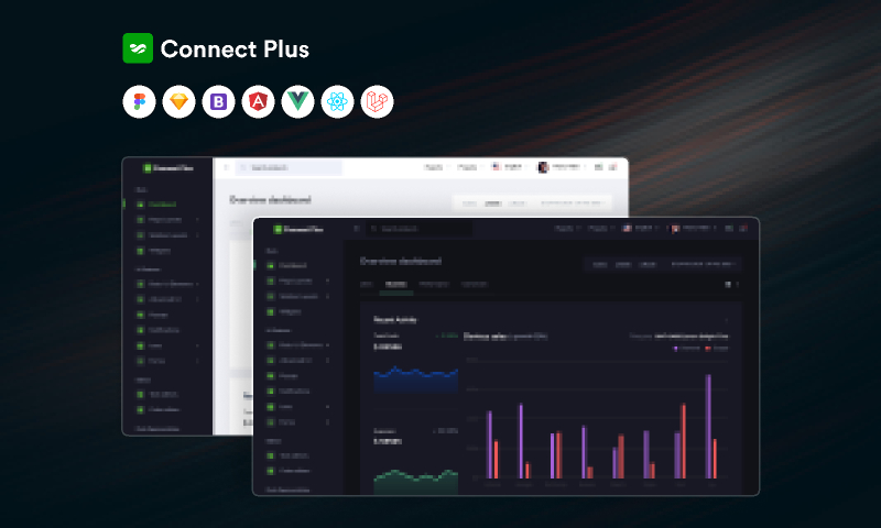 Connect Plus Free Figma Dashboard Template