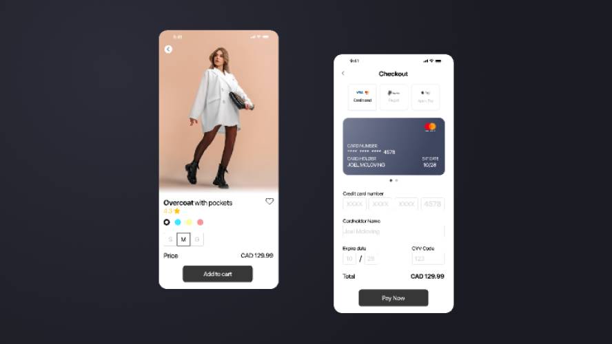 Credit Card Checkout Figma Mobile Template
