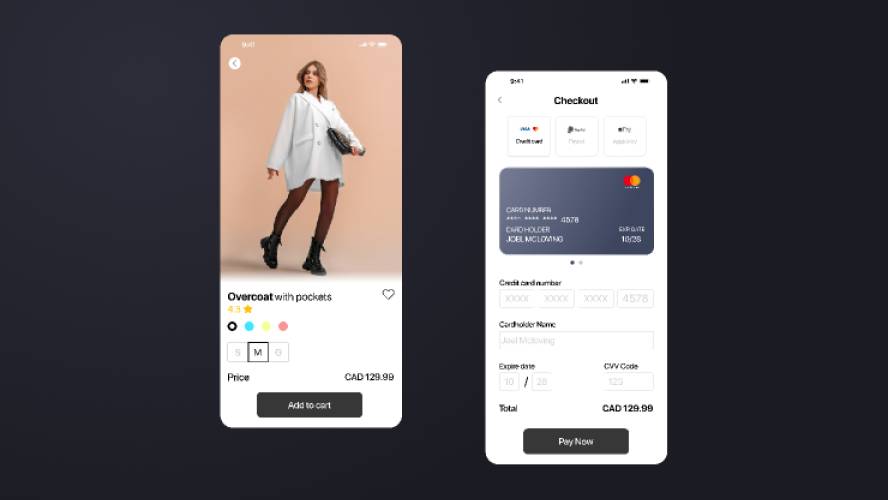 Credit Card Checkout Figma Mobile Template