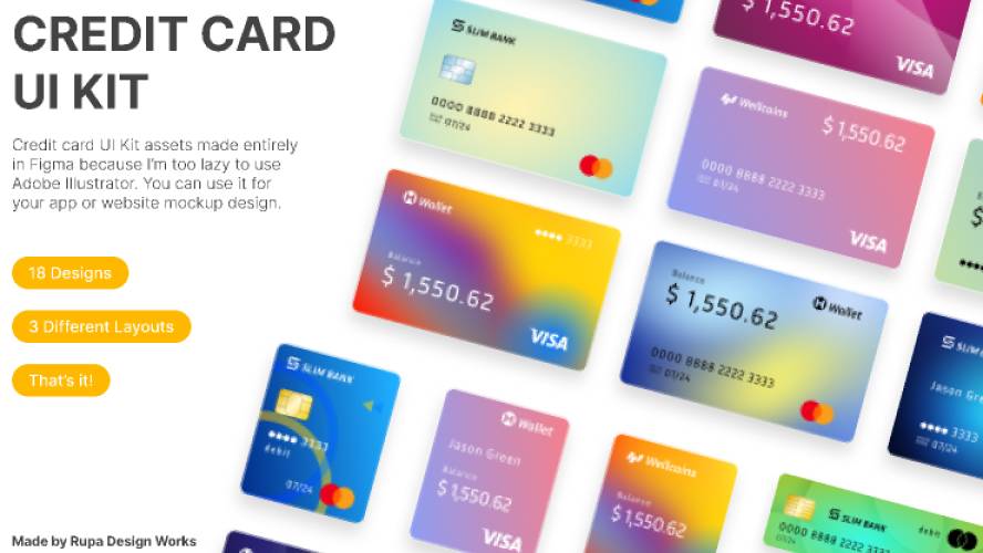 Credit Card Figma UI Kit